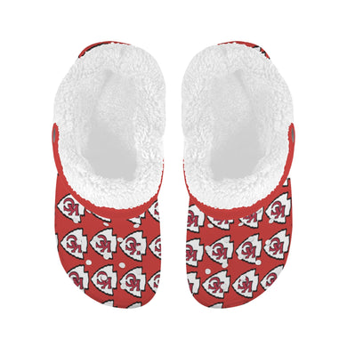 #Rossolini1# Team Red/White Inside Fleece Lined Foam Crocs for Adults