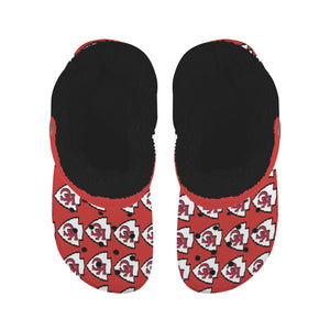 #Rossolini1# Team Red/Black Inside Fleece Lined Foam Crocs for Adults