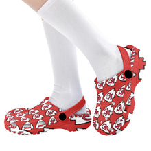 #Rossolini1# Team Red Custom Print Foam Crocs for Kids