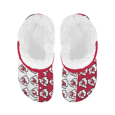 #Rossolini1# Team Red/White White Inside Fleece Lined Foam Crocs for Adults