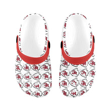 #Rossolini1# Team White Custom Print Foam Crocs for Kids