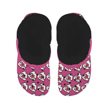 #Rossolini1# Team Pink/Black Inside Fleece Lined Foam Crocs for Adults