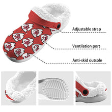 #Rossolini1# Team Red/White Inside Fleece Lined Foam Crocs for Adults