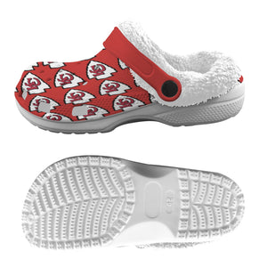 #Rossolini1# Team Red/White Inside Fleece Lined Foam Crocs for Adults