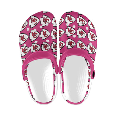 #Rossolini1# Team Pink Custom Print Foam Crocs for Adults