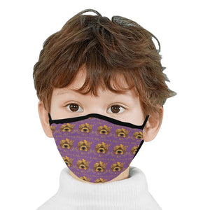 #Rossolini1# Purple Mouth Mask (2 Filters Included) (Non-medical Products)