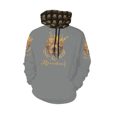 #MASK OFF# Dark Gray Hoodie for Men (Model H13)