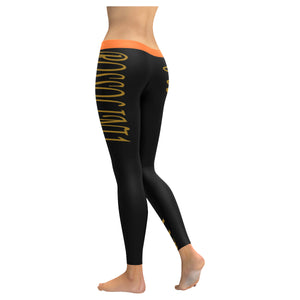 #Rossolini1# TheName Orange Trim Low Rise Leggings (Invisible Stitch) (Model L05)