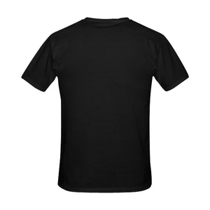 #Rossolini1.com# White Writing Black Men's T-Shirt