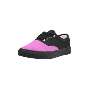 #Rossolini1# Tips Pink Aries Men's Canvas Shoes (Model 029)