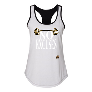 #NO EXCUSES# Women's Racerback Tank