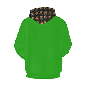 #Rossolini1# Green Hoodie for Women (Model H13)