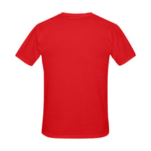 #MARKEDFORLIFE# Blue Paw Red Men's T-Shirt