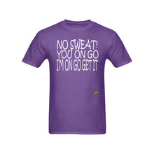 #No Sweat# Purple T-Shirt