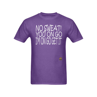 #No Sweat# Purple T-Shirt