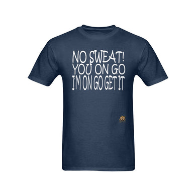 #No Sweat# Navy Blue T-Shirt