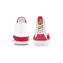 #Rossolini1# Flavor White/Red Vancouver H Men's Canvas Shoes (1013-1)