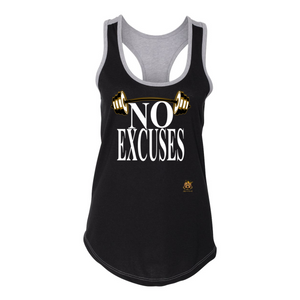 #NO EXCUSES# Women's Racerback Tank