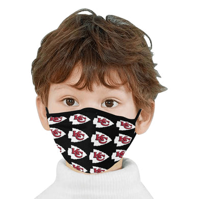 #Chiefs# Black Mouth Mask (2 Filters Included) (Non-medical Products)