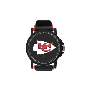 #Rossolini1# KC Red Hours/Seconds 2 Unisex Silicone Strap Plastic Watch (Model 316)