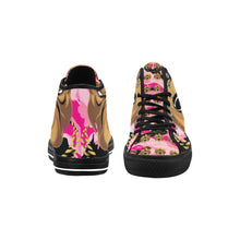 #Rossolini1# Streetz Black/Pink Camo Vancouver H Men's Canvas Shoes (1013-1)