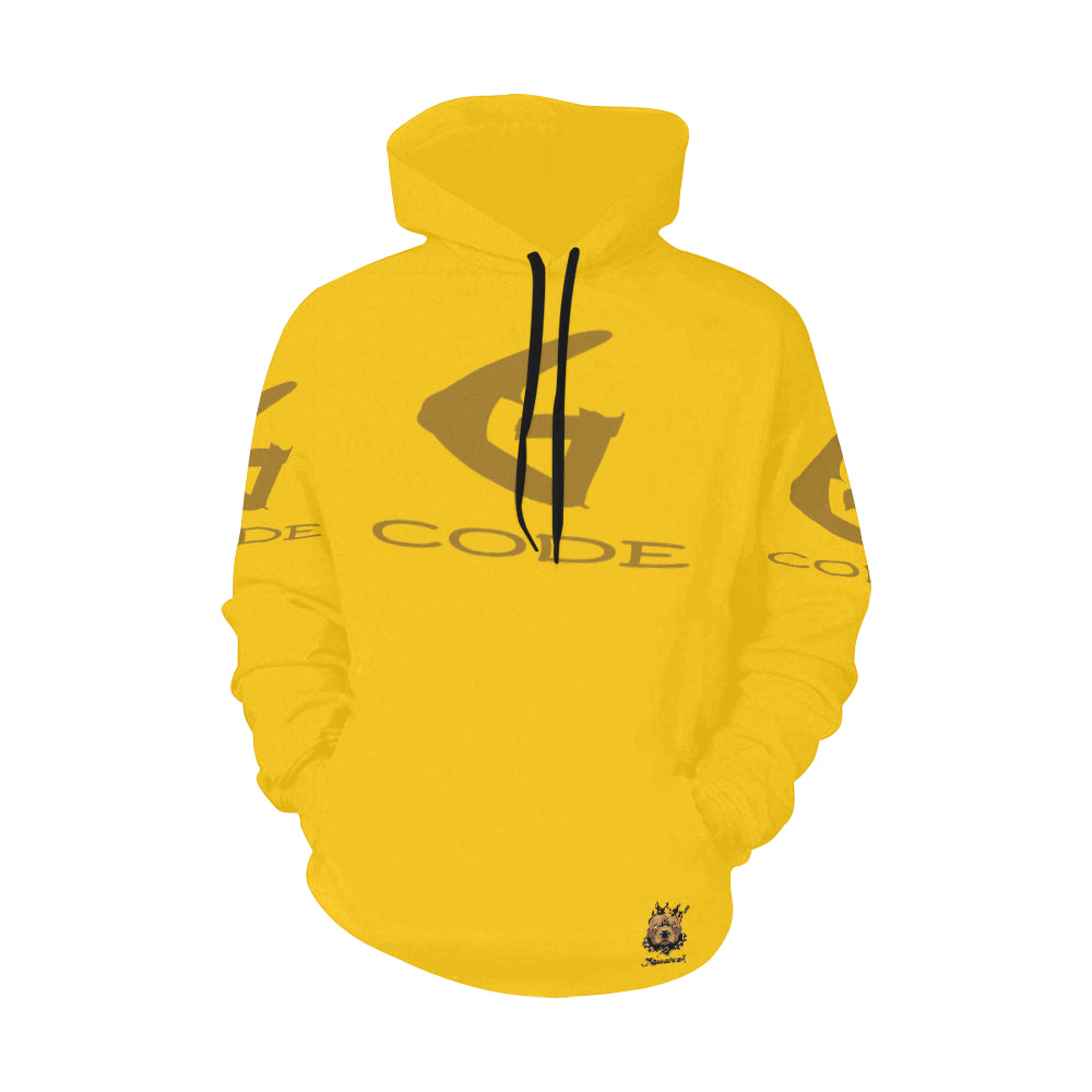 #Rossolini1# G-CODE Gold Hoodie for Women (Model H13)