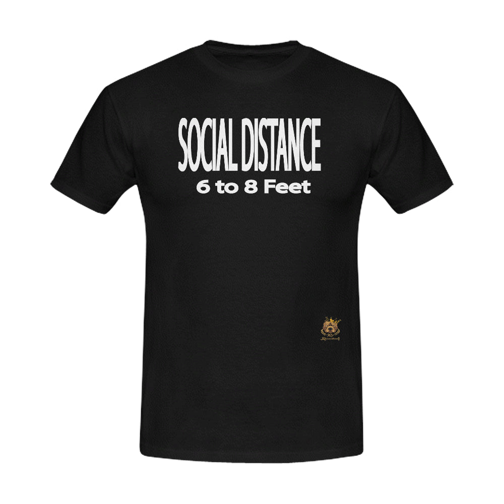 #SOCIAL DISTANCE# Black T-Shirt
