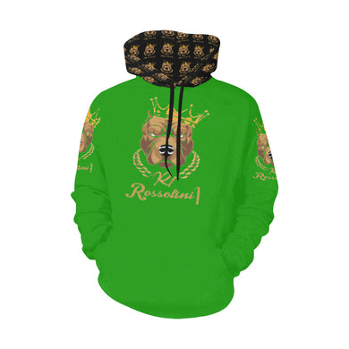 #MASK OFF# Green Hoodie for Men (Model H13)