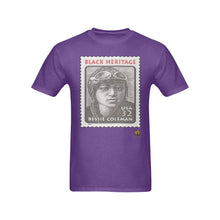 #Stamped# Bessie Coleman Purple T-Shirt
