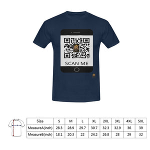 #Rossolini1# Scan Me Navy Blue T-Shirt