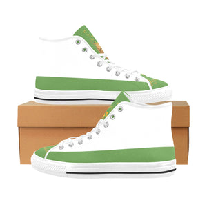 #Rossolini1# Flavor White/Green Vancouver H Women's Canvas Shoes (1013-1)