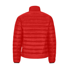 #Rossolini1# Red Stand Collar Padded Jacket (Model H41)