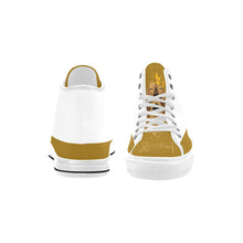 #Rossolini1# Flavor White/Gold Vancouver H Men's Canvas Shoes (1013-1)