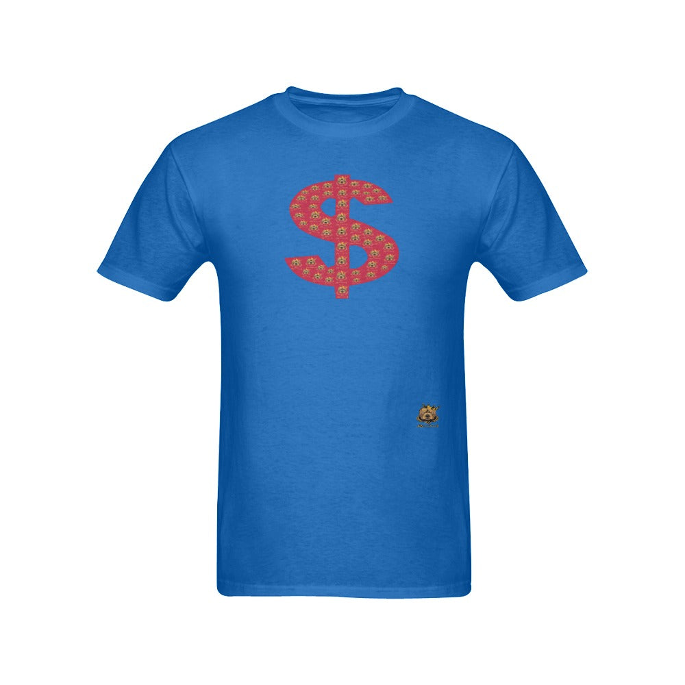 #Rossolini1# Red Money Sign Blue T-Shirt