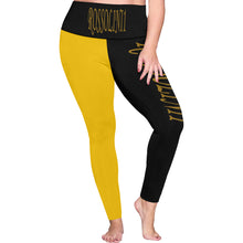 #Rossolini1# TheName B/G Plus Size High Waist Leggings (Model L44)