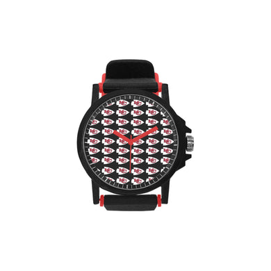 #Rossolini1# KC Red Hours/Seconds Unisex Silicone Strap Plastic Watch (Model 316)