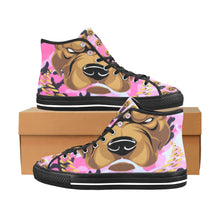 #Rossolini1# Streetz Pink/Black Camo Vancouver H Women's Canvas Shoes (1013-1)