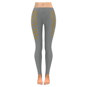 #Rossolini1# TheName Dark Gray Low Rise Leggings (Invisible Stitch) (Model L05)