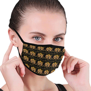 #Rossolini1# Black Mouth Mask (2 Filters Included) (Non-medical Products)