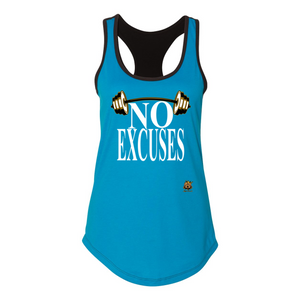 #NO EXCUSES# Women's Racerback Tank