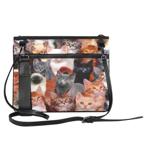 #Rossolini1# Cats Slim Clutch Bag (Model 1668)