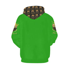 #MASK ON# Green Hoodie for Men (Model H13)