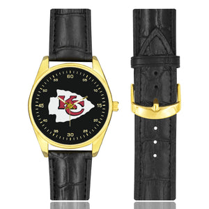 #Rossolini1# KC Golden Leather Strap Watch(Model 210)