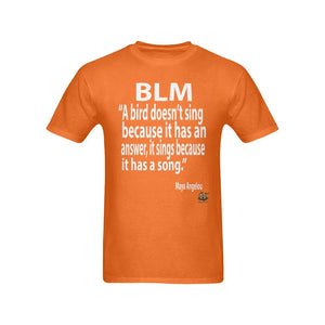 #A Bird Sings# Orange T-Shirt