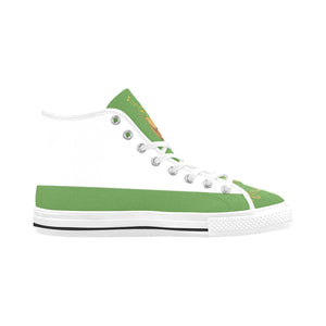 #Rossolini1# Flavor White/Green Vancouver H Women's Canvas Shoes (1013-1)