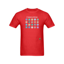 #Rossolini1# Cryptocurrencies Red T-Shirt