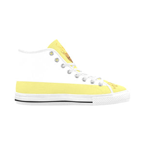 #Rossolini1# Flavor White/Yellow Vancouver H Men's Canvas Shoes (1013-1)