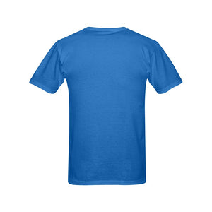 #Rossolini1# I Am A Human Being Blue T-Shirt