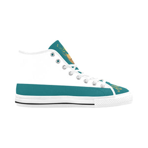 #Rossolini1# Flavor White/Kelly Green Vancouver H Men's Canvas Shoes (1013-1)