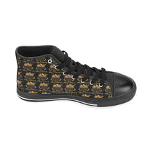 #Rossolini1# InSider Mask On High Top Canvas Shoes for Kid (Model 017)